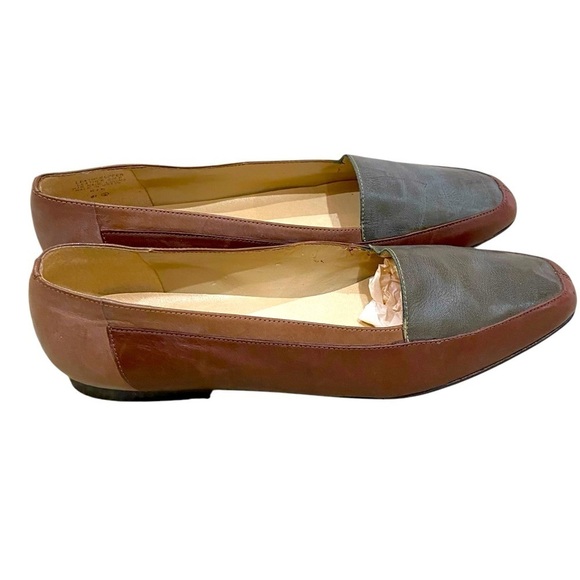 Selby Shoes - Nwot Shelby comfort flex tri-color neutral slip on loafer premium leather sz 9n